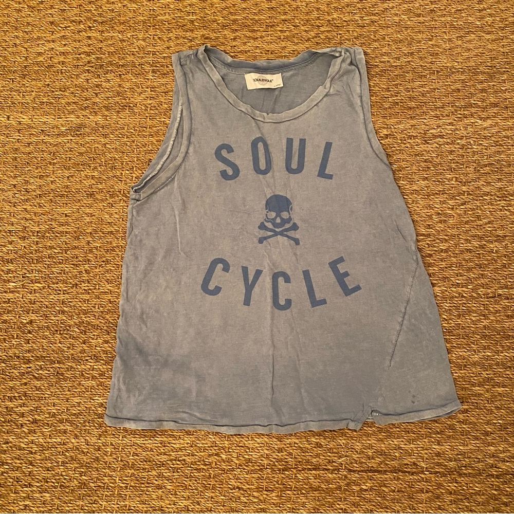 Soul cycle skull top blue size XS